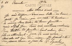 VINTAGE POSTCARD Winter sports Ski Balloon of Alsace