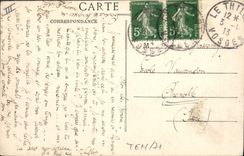 CPA Sports d'hiver Ski Ballon d'Alsace Perdus dans la neige