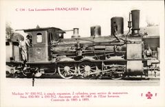 VINTAGE POSTCARD Train Engine Machine 030.912