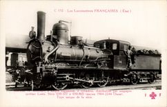 CPA Train Locomotive Machine 030 729