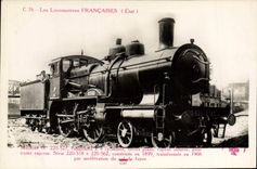 CPA Train Locomotive Machine 220 521