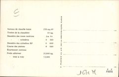 VINTAGE POSTCARD old Train Engine Machine 21.107 2957 State