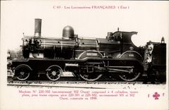 CPA Train Locomotive Machine 220 502