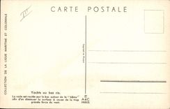 CPA Bateau Voilier Yachts au bas ris Haffner