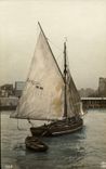 CPA Bateau Voilier Peche 