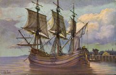 CPA Bateau Voilier Hollande