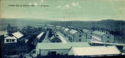 CPA Militaria Caserne Camp de la Courtine 1ere Brigade 