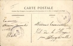 La entrada de Militaria Caserne Saint Mihiel de la POSTAL de la VENDIMIA de los cuarteles de los cazadores tiene pie