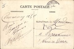 CPA Militaria Caserne Commercy Entree du quartier general Margueritte 6eme Hussards