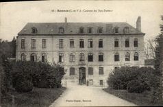 La POSTAL Militaria de la VENDIMIA acuartela los cuarteles de Rennes de buen Pasteur