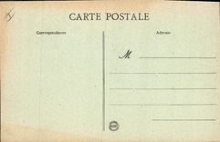 La POSTAL Militaria de la VENDIMIA acuartela los cuarteles de Rennes de buen Pasteur
