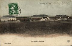 La POSTAL Militaria Commercy de la VENDIMIA acuartela cuarteles de la infantería