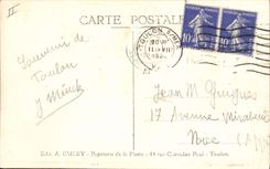 CPA Bateau de guerre Croiseur de 10 000 tonnes en ligne 