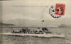 CPA Bateau de guerre Mallebarde Contre torpilleur 