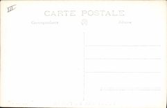 VINTAGE POSTCARD Warship Exercices of smokes