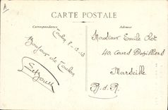 CPA Bateau de guerre Piece 306 Canon 