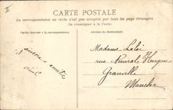 VINTAGE POSTCARD the large Theater and the street Crebillon Nantes