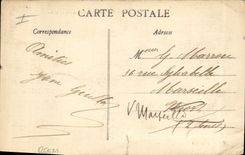 CPA Nantes Le grand Theatre et la rue Crebillon