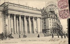 CPA Nantes Le Theatre Place Graslin 