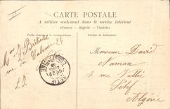 VINTAGE POSTCARD Nantes the Place Graslin Theater