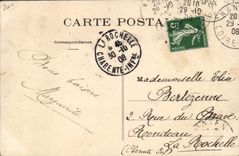 CPA Nantes Le Theatre Graslin et la rue Crebillon 