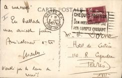 VINTAGE POSTCARD Nantes the large Theater Places Graslin