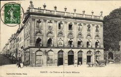 CPA Nancy Le Theatre et le cercle militaire 