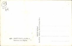 CPA Saint Paul Interieur de l'eglise