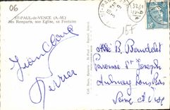 CPA Saint Paul de Vence Vue generale