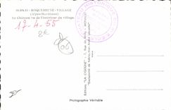 CPM Roquebrune Village Le Chateau Vu de l'Interieur du Village