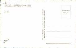 POSTAL MODERNA aldea de Roquebrune la cocina del castillo