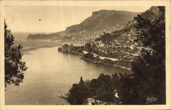 CPA Principaute de Monavo vue de Roquebrune 