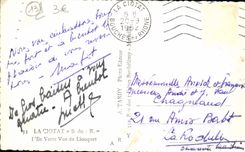 CPM La Ciotat L'ile Verte Vue du Liouquet