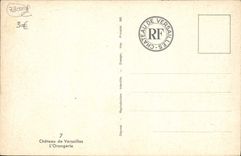 Castillo de la POSTAL de la VENDIMIA de Versalles el naranjal