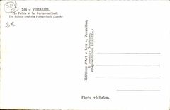 POSTAL MODERNA Versalles el paladar y los pisos