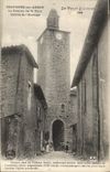 CPA Prison Craponne sur Arzon Le donjon ou la tour carree de l'horloge 