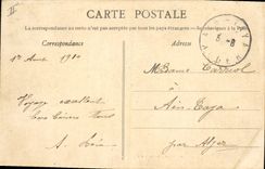 Prisión de Thouars de la POSTAL de la VENDIMIA la casa del castillo de la corrección desde 1871