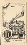 CPA Prison militaire Rennes 