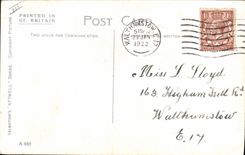 VINTAGE POSTCARD Illustrator Child piano