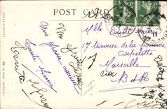 VINTAGE POSTCARD Illustrateur Child Organizes Police Dog