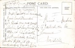 VINTAGE POSTCARD Illustrator Child Dog Pup