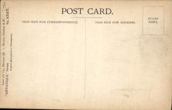 VINTAGE POSTCARD Illustrator Woman Ground