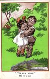 VINTAGE POSTCARD Illustrator Children Fred Spurgin