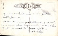 VINTAGE POSTCARD Illustrator Tempest Child