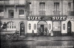 VINTAGE POSTCARD Bordeaux House of Suze Alcohol Quay of the currency