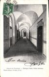 VINTAGE POSTCARD Abbaye of Flavigny Manufactures Anise interior Cloister