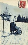 CPA Sports d'hiver Ski Femme