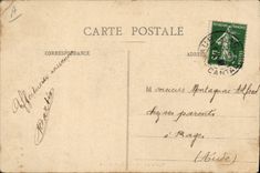 VINTAGE POSTCARD Winter sports Ski Auvergne the ski-jump