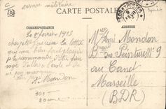 VINTAGE POSTCARD Winter sports Ski the winter in the Vosges Concours of ski a skier arrives has any speed