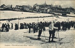 CPA Sports d'hiver Ski Dauphine Villard de Lans l'hiver Skieurs 